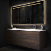 Espejo LED Rectangular | Botón táctil | Luz blanca cálida - Reyze Seria Minimal Model 5